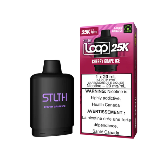 Stlth LOOP 2 disposable pods 25k - Cherry Grape Ice
