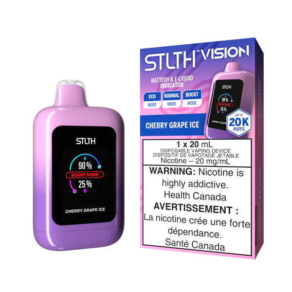 STLTH Vision Disposable 20k Puffs Cherry Grape Ice