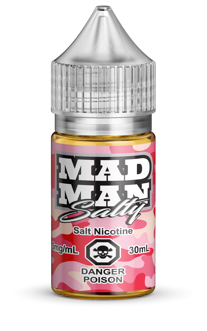 MAD MAN- CRAZY STRAWBERRY SALTS 30ML